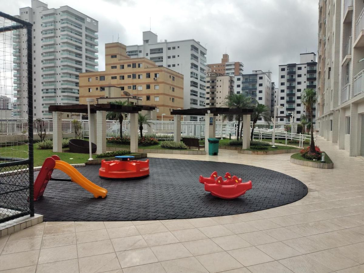 Lindo Apartamento Novo Praia Grande Ocian 50 Metros Da Praia المظهر الخارجي الصورة